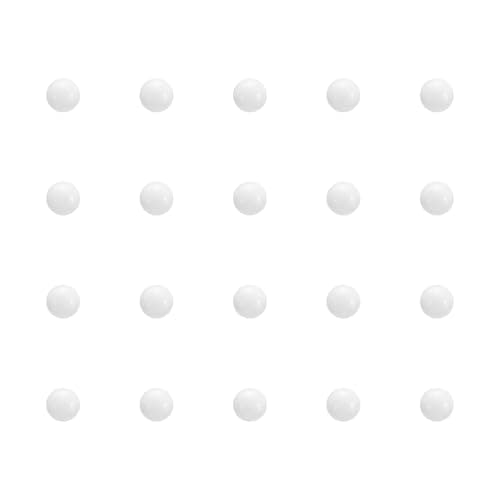 Image of sourcing map 200pcs POM Bearing Balls 1/8" 3.5mm Solid Plastic Bearing Ball, Precision POM Balls