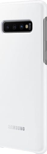 Image of Samsung Galaxy S10 LED Cover – Official Samsung Galaxy S10 Case/Protective Case with LED Display and Light Show – White