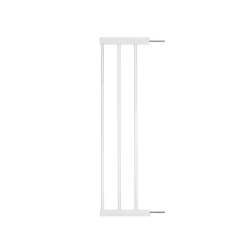 Image of hauck 21 cm Safety Gate Extension, White - with Connectors for Pressure Fit Door Gates & Stair Gates Open N Stop 2, Autoclose N Stop, Open N Stop KD, Metal