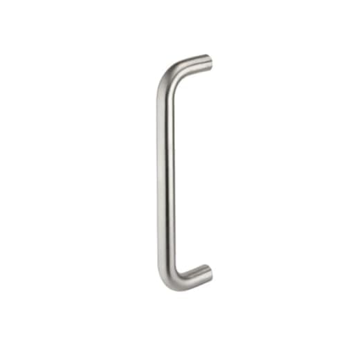 Image of EUROART Satin Stainless Steel Finish D Door Pull Handle (Multiple Size) Both Style and functionality, Making it Suitable for Residential, Commercial, or Industrial Spaces. (19 x 225mm)