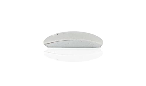 Image of Accuratus Image ECO Step One Wheat Mouse - Wireless Bluetooth 5.1 & RF 2.4Ghz Part Bioplastic Wheat Grass Polymer Mouse (White)