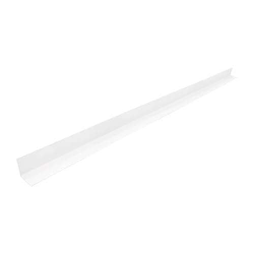 Image of HomeSmart 2x White 1 Metre UPVC Plastic Corner Trim 40 x 40mm Waterproof & Durable Wall Corner Guard Edge Protector Easy to Install 90 Degree Trim for Corner Angles Walls, Fixtures & Furniture