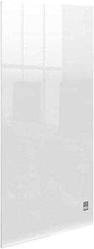 Image of Nobo Transparent Acrylic Mini Desktop or Wall Mounted Whiteboard, Portable, Dry Erase, Frameless, 300 x 300 mm, Includes Marker Pen And Mounting Pads, Clear, 1915616