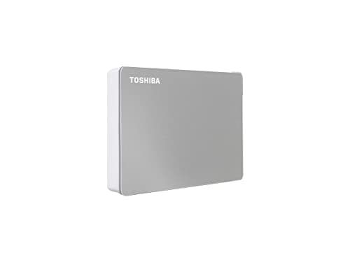 Image of TOSHIBA Canvio Flex 4TB Portable External Hard Drive USB-C USB 3.0, Silver for PC, Mac, & Tablet - HDTX140XSCCA