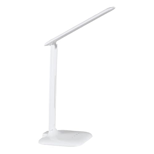 Image of Eglo LED Modern Adjustable Steel/Plastic Touch Dimming Desk Lamp 'CAUPO'