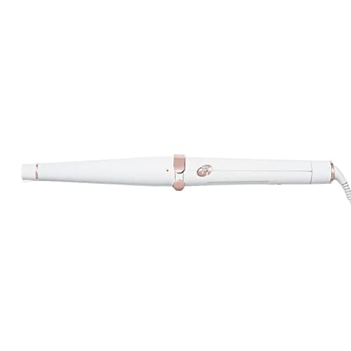 Image of T3 SinglePass Wave 32 mm-19 mm Professional Tapered Styling Wand with 5 Heat Settings and Custom Blend Ceramic Barrel for Shiny, Long-Lasting Waves