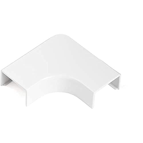 Image of StarTech.com 20 Pack Cable Raceway L Connector for CBMCWD1911 - 90 Degree Right Angle - Flat L Type - Cable Management Accessories - Channel Raceway/Wiring Duct Fitting Lateral Elbow UL (CBMWWD1911L)