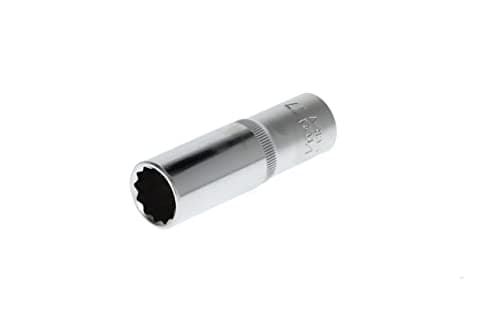 Image of GEDORE red Long socket, 1/2" 12.5 mm drive, bi-hex 17 mm AF, Tool, R61101714, Steel