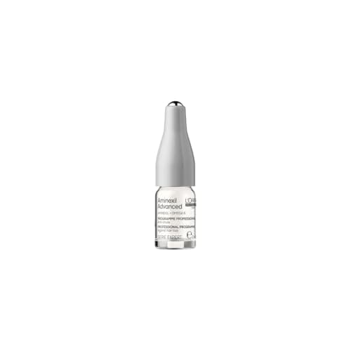 Image of L'Oréal Professionnel Anti-Hair Loss Activator Programme, Thickening Treatment For Hair Prone to Falling, Aminexil Advanced, 10 x 6 ml Ampoules