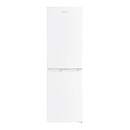 Image of Cookology CFF2475050WH Freestanding 50/50 Fridge Freezer in White - 247 Litre Capacity - Static Cooling - Frost Free - Adjustable Temperature Control & Legs - Reversible Doors & LED - 4 Star Rating