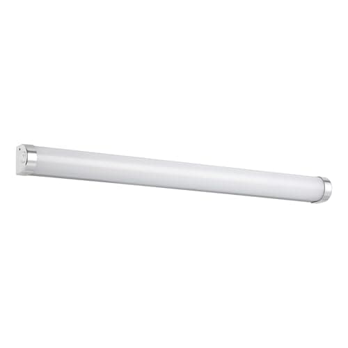 Image of Eglo LED Bathroom wall Light Tragacete 1, Vanity Mirror lamp with Switch, Over Cabinet Lighting Made of Plastic and Metal in Silver, White and Chrome, Neutral White, IP44, 24 inches