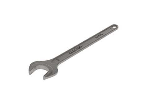 Image of GEDORE Single Open-end Spanner, 41 mm, with Hanging Hole, Vanadium Steel, Anti-Glare Look, Steel Grey, According to DIN 894