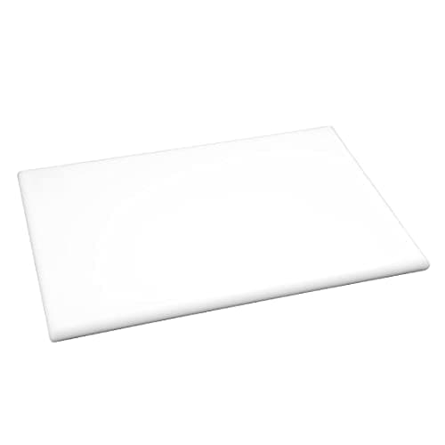 Image of Hygiplas Extra Thick High Density White Chopping Board for Bakery - 45x30cm