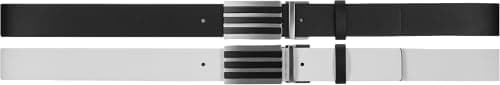 Image of adidas Men's 3-Stripes Tour Belt, Black/White 23, One Size