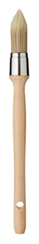 Image of ProDec 18mm Trade Professional Pointed Synthetic Sash Brush Ideal for Precise Painting of Sash Windows, Architraves and Other Curved, Moulded or Profiled Surfaces with Gloss and Satin Paints