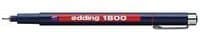 Image of Edding 1800 Profipen Technical Drawing Pen 0.3mm Tip Black [Pack 10]