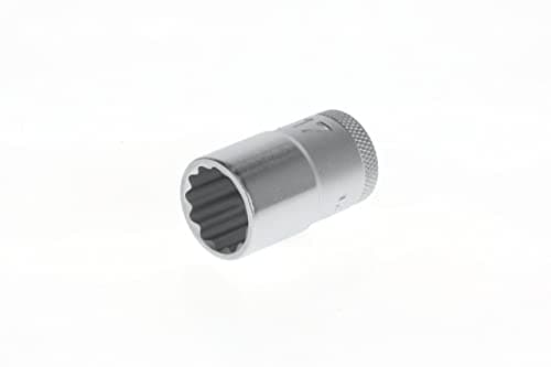 Image of GEDORE Socket, 1/2" 12.5 mm drive, Bi-hex, 17 mm AF, Tool, D 19 17, Chrome-plated steel