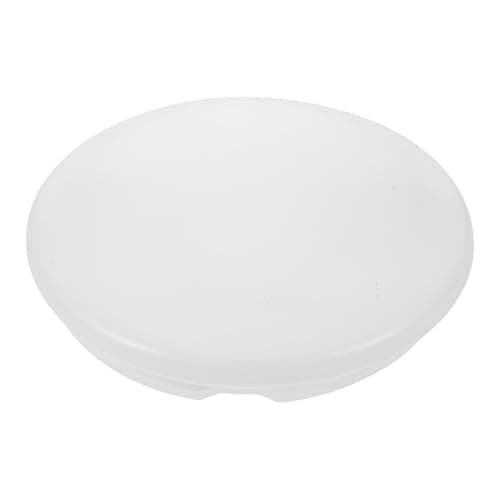 Image of Didiseaon 18cm White Acrylic Ceiling Fan Dome Replacement Light Shade, Rustic Globe Lamp Fixture Cover for Bedroom and Living Room Pendant Lights