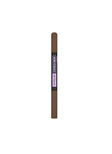 Image of Maybelline New York Express Brow Duo Eyebrow Filling, Natural Looking 2-In-1 Pencil Pen + Filling Powder Brunette (Pack of 6)