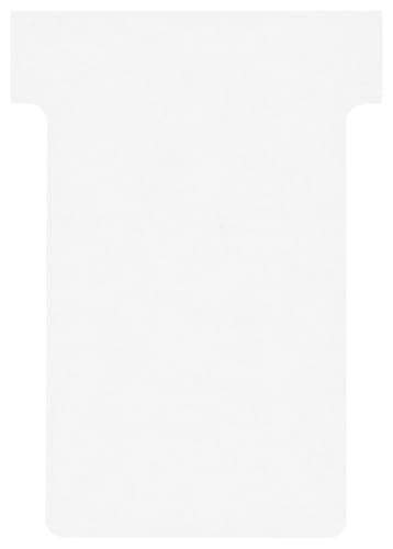 Image of Franken TK101 T-Cards Size 1 for Card Holder 27 mm Pack of 100 Red 17 mm Cream White