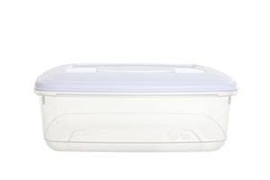 Image of Whitefurze 3.0l Food Storage Box With White Lid Natural 20cm x 30cm x 9cm