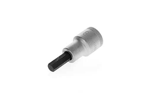 Image of GEDORE Screwdriver bit Socket Allen, AF 8 mm, 1/2" 12.5 mm, Screwdriver bit Socket, Tool, in 19 8