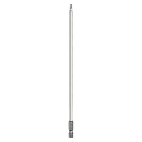 Image of sourcing map T20 Torx Head Screwdriver Bit 1/4" Hex Shank 8" (200mm) Long Magnetic No Hole Tip Tamper Proof 6 Point Star Screw Driver Drill Bits S2 Steel Industrial Power Screwdrivers