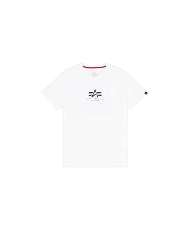 Image of Alpha Industries Basic T ML T-Shirt for Men White