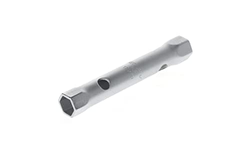 Image of GEDORE Tubular box wrench, 17 + 19 mm, Hex, 155 mm long, Tool for nuts automotive, 26 R 17x19, Chrome-plated steel
