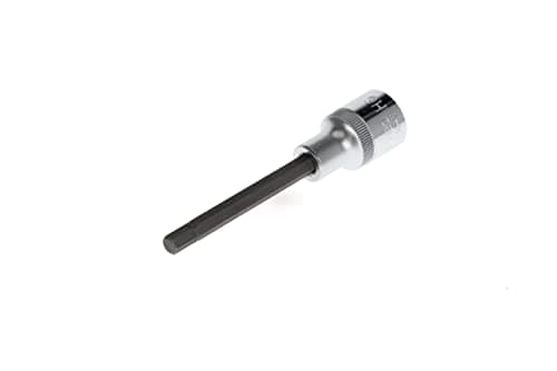 Image of GEDORE red Screwdriver bit socket long hex, 6 mm AF, 1/2" 12.5 mm, Screwdriver bit socket, Tool, R62550619, Steel