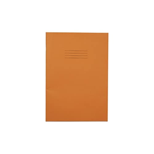 Image of Rhino Stationery Exercise Book | A4 | 80 Page | 5mm Squared Exercise Book | Orange | Learning Resources | School Books | Pack of 1