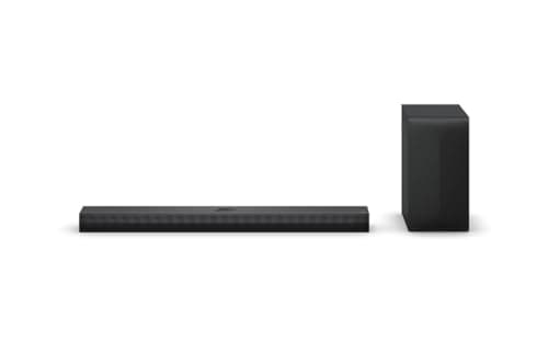 Image of LG S70TY Smart Sound Bar, 400W, 3.1.1 Channels, Dolby Atmos and DTS Surround Sound, Wide Connectivity, Bluetooth, USB, Optical Input, Black