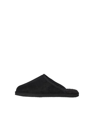 Image of Jack & Jones JFWDUDELY Microfiber Slipper Anthracite, Men’s Mule, Anthracite/, 10 UK