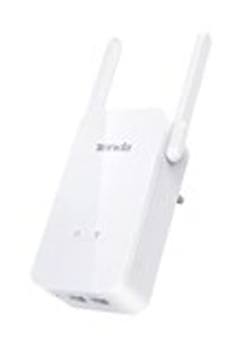Image of Tenda PH5 AV1000 Wi-Fi Powerline Adapter Kit with Gigabit Ports, Wi-Fi Powerline Booster, Broadband/WiFi Extender, Plug and Play, Up to 300m range, for HD/3D/4K Video Streaming and Gaming, UK Plug