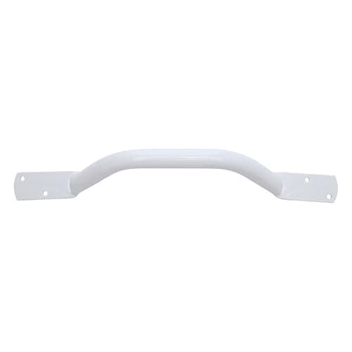 Image of HOMECRAFT Steel Grab Rail, 610 mm (24"), White Support Rail for Indoor & Outdoor Use, Sturdy Aid for Elderly, Injured, Disabled, Ideal for Bathroom, Near Stairs (Eligible for VAT relief in the UK)