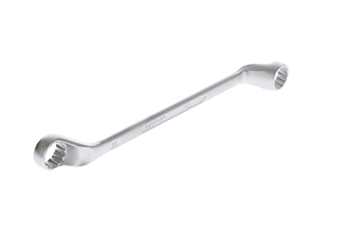 Image of GEDORE Double-ended ring spanner, AF 24+26 mm, Offset, 5° angled, Slender, Bi-hex, UD profile, Spanner, 2 24X26