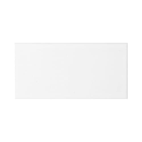 Image of Devon Smooth 100 x 200 Metro Brick Ceramic Tile (50, White)