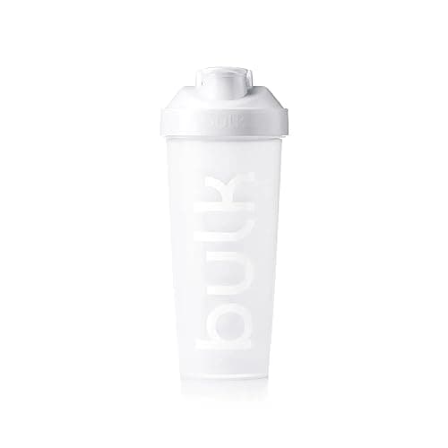Image of Bulk Iconic Shaker Bottle, 750ml, Ice White, Leak-Proof, BPA-Free, Wire Mixing Ball for Lump-Free Shakes, Convenient Carry Handle, Transparent Fill Level, Dishwasher Safe
