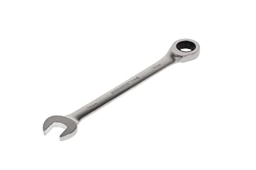Image of GEDORE red Combination ratchet spanner, with ratchet, AF 24 mm, Flat, Bi-hex, Spanner, R07100240