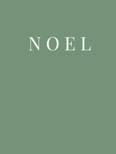 Image of Noel: Christmas Decorative Coffee Table Hardback Book for Stacking and Shelves Interior Design and Home Decor Pine Green