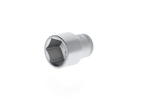 Image of GEDORE Socket, 1/2" 12.5 mm drive, Hexagonal, 24 mm width, Tool, 19 24, Chrome-plated steel