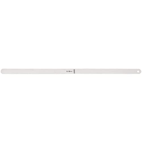 Image of Starrett 667M-10 Steel Thickness Feeler Gage, 0.10mm Thickness, 12.7mm Width, 300mm Length