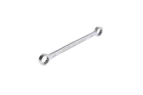 Image of GEDORE Double-ended ring spanner, AF 12+13 mm, Straight, Flat, Slender, Bi-hex, UD profile, Spanner, 4 12X13