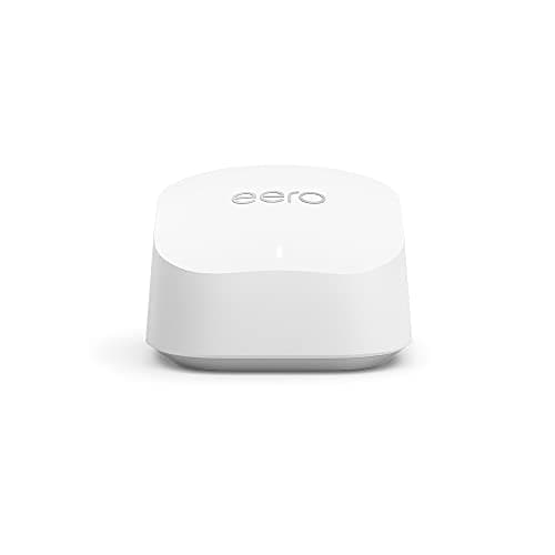 Image of Amazon eero 6+ mesh Wi-Fi router | 1.0 Gbps Ethernet | Coverage up to 140 m2 | Connect 75+ devices | 1-Pack | 2022 release