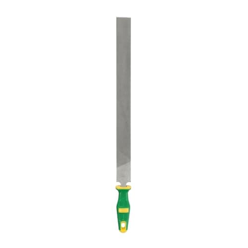 Image of sourcing map Flat Coarse Cut File 16" Double Cut Teeth High Carbon Steel Hand Rasp File with Plastic Handle for Metal Wood Deburring Removing