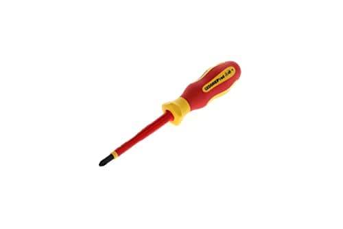 Image of GEDORE VDE Screwdriver Pozidrive PZ2, Screwdriver 1000 V insulated, Length 210 mm, Tool, R39300219, Steel