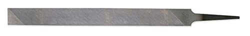 Image of Nicholson Long Angle Lathe Hand File, American Pattern, Single Cut, Rectangular, Fine, 12 Inch Length