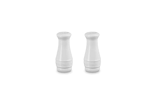 Image of Le Creuset Stoneware Salt and Pepper Shakers, White
