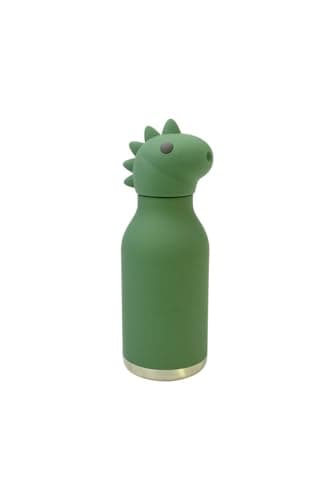 Image of Asobu Bestie Dinosaur Insulated Stainless Steel Water Bottle with Straw, 16oz