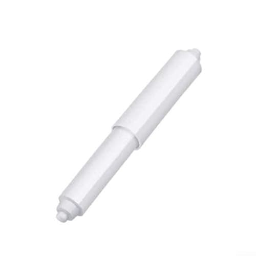 Image of Toilet Roll Spindle Replacement Insert with Built in Spring for Adjustable Length Bathroom Paper Holder (White 1PCS)